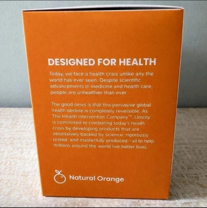Unicity Balance Orange Fiber Supplement Drink Mix, 30 Stick Packs | New & Sealed | Exp 04/2028