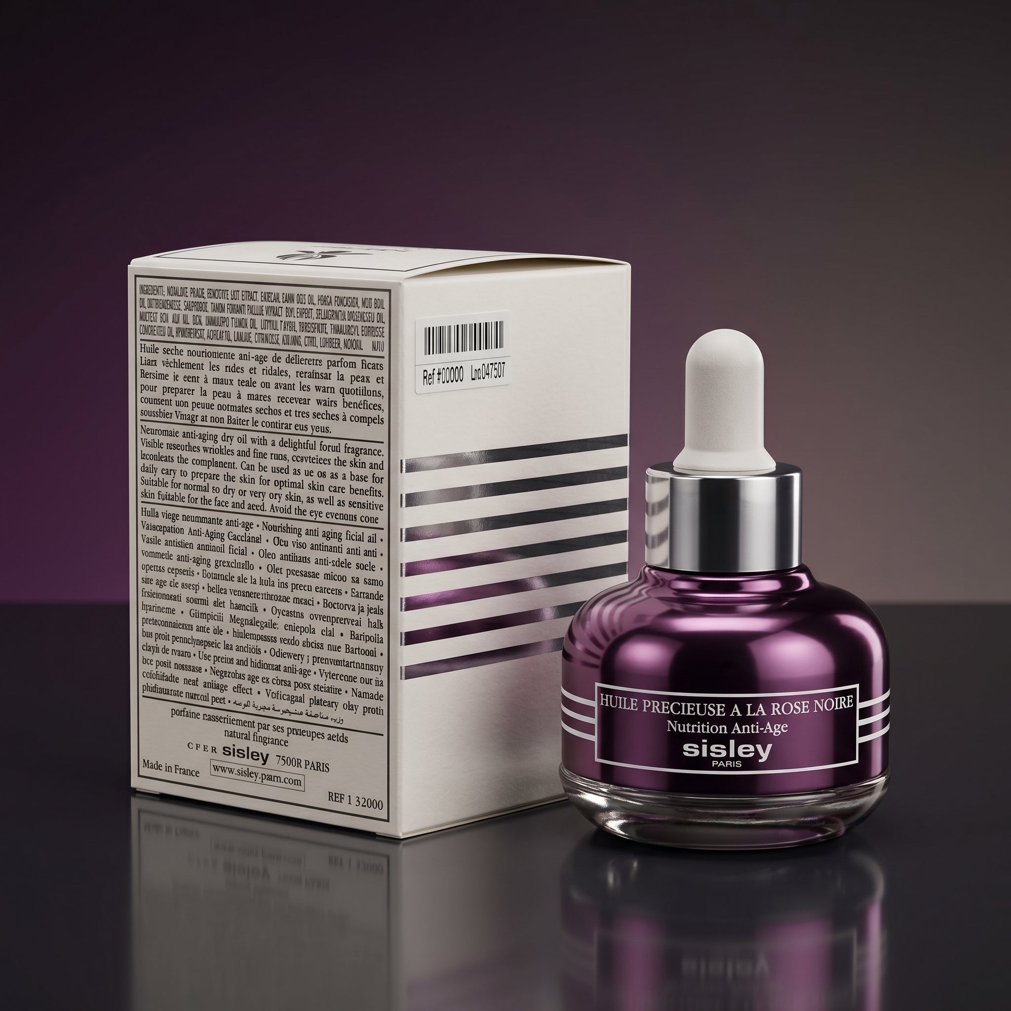 Sisley Black Rose Precious Face Oil Anti-Aging Nutrition 0.84oz./25ml New In Box