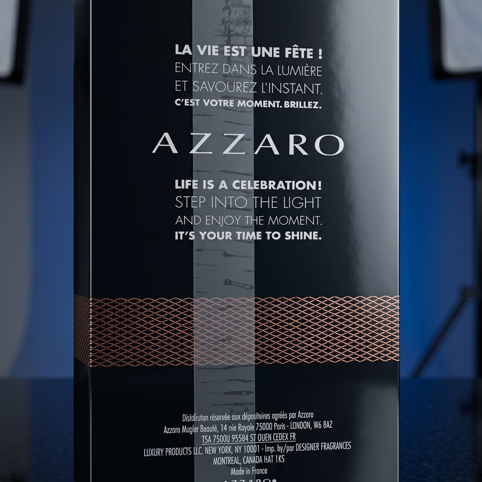 AZZARO THE MOST WANTED PARFUM SPRAY FOR MEN 3.38 Oz / 100 ml BRAND NEW ITEM!!!