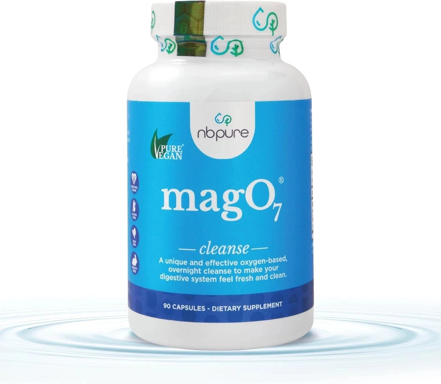 nbpure Mag O7 Digestive System Cleanse and Detox, 90 Capsules