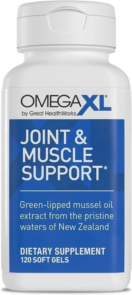 Omega XL 120 Capsules Green Lipped Mussel Omega-3 Joint Relief New