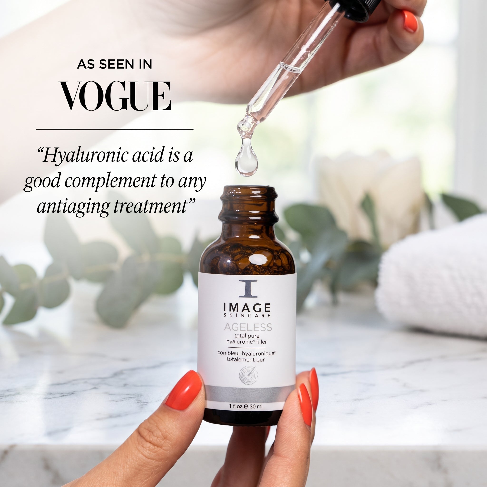 IMAGE Skincare Ageless Total Pure Hyaluronic 6 Filler Face Serum New Authentic
